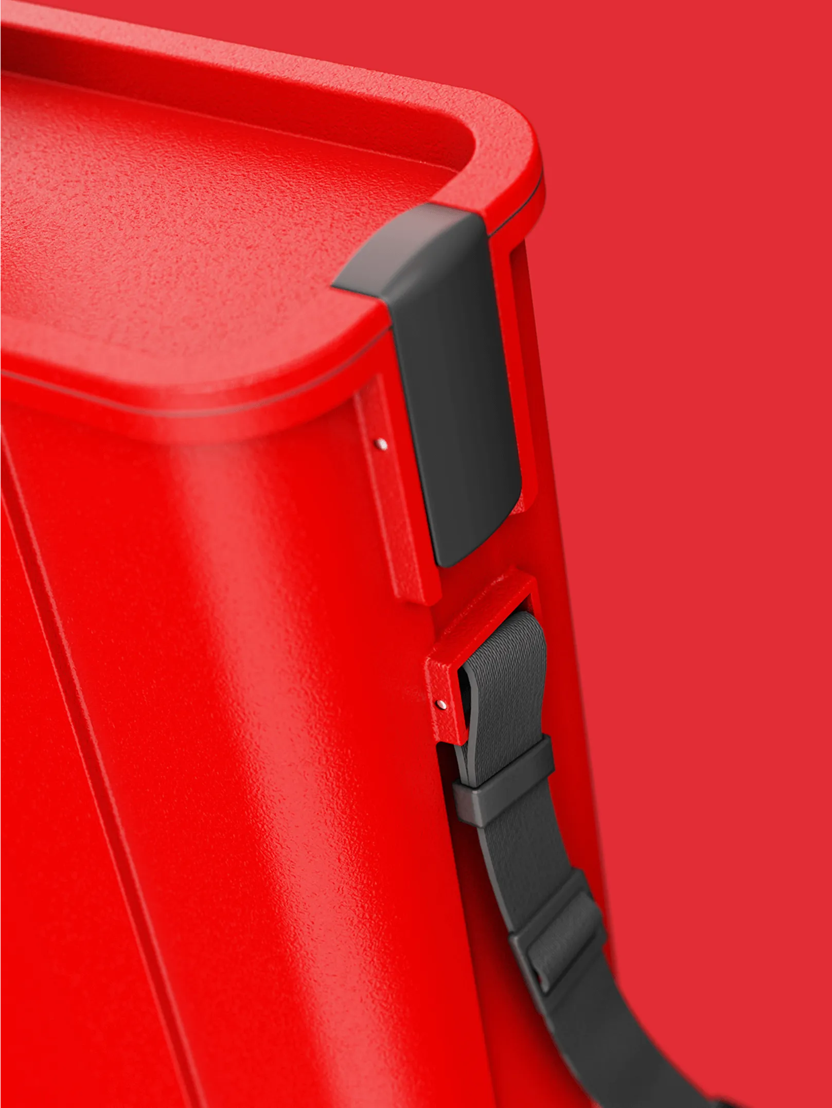 An angle view of the Freewrite Valentine's case